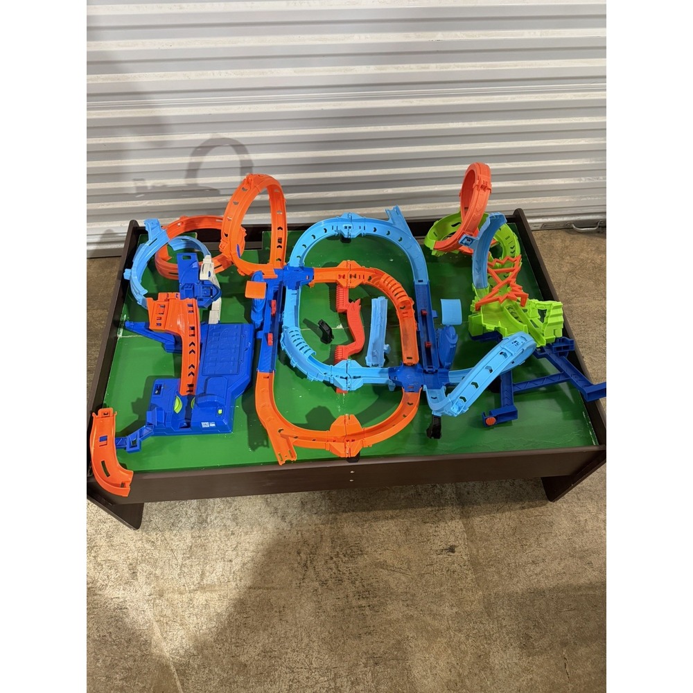 Hot Wheels Action 4 Loop Crash Out Track Parts Tested Incomplete